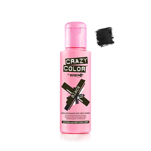 Crazy Color N°32 Naturel Noir 100ml 1 Crazy Color N°32 Naturel Noir 100ml