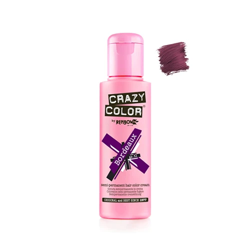 Crazy Color N°51 Bordeaux 100ml 1 Crazy Color N°51 Bordeaux 100ml