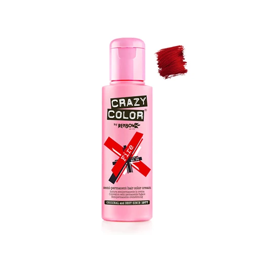 Crazy Color N°56 Fire 100ml 1 Crazy Color N°56 Fire 100ml