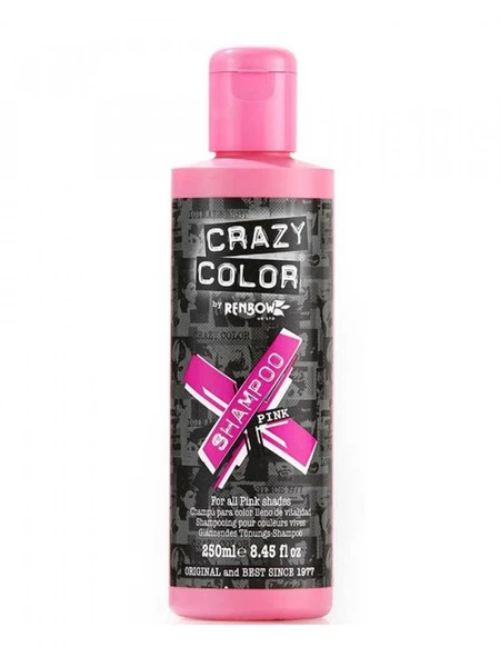 Crazy Color Shampoing Rose 250ml 1 Crazy Color Shampoing Rose 250ml
