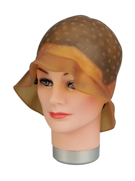 Bonnet Méches Marron 1 Bonnet Méches Marron