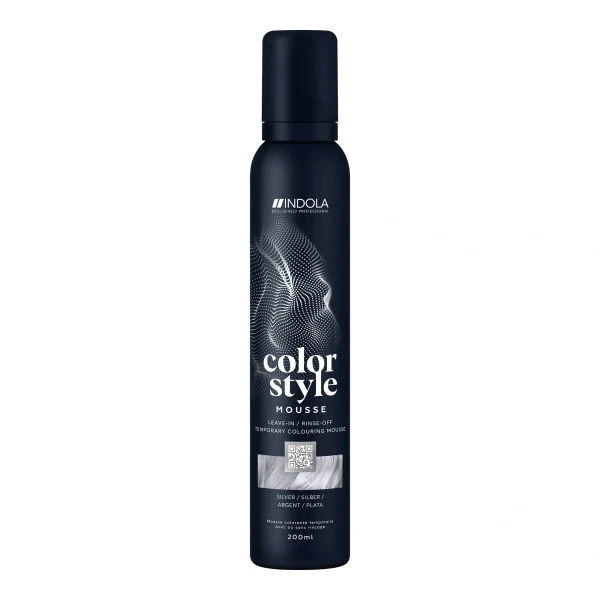 Mousse Colorante Coiffante Argent Indola Schwarzkopf 200ml 1 Mousse Colorante Coiffante Argent Indola Schwarzkopf 200ml