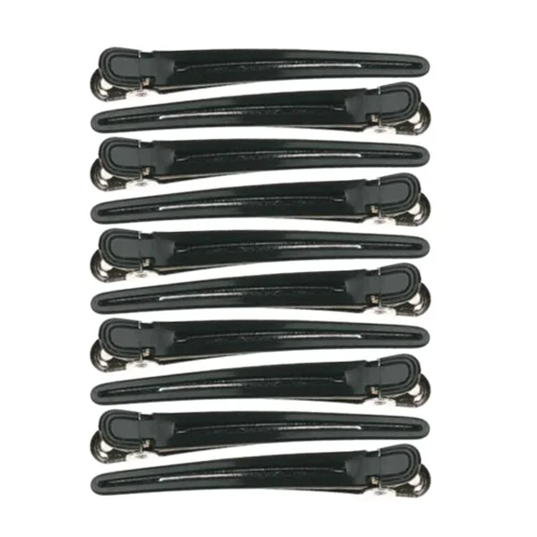 12 Pinces Sépare Mèches Noires 1 12 Pinces Sépare Mèches Noires