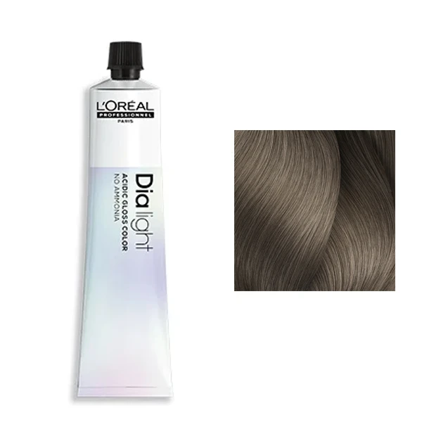 Coloration DiaLight N°8.18 MilkshakePearls Blond Clair Cendré Mocca L'Oréal Professionnel 50ml 1 Coloration DiaLight N°8.18 MilkshakePearls Blond Clair Cendré Mocca L'Oréal Professionnel 50ml