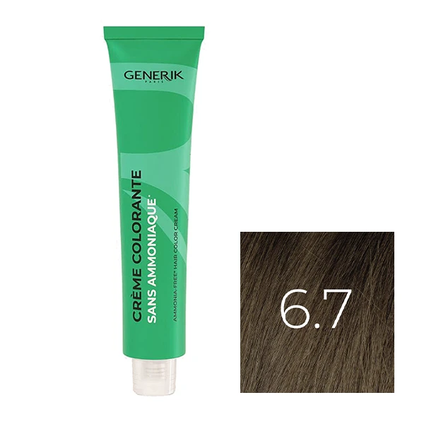 Coloration Sans Paraben N°6.7 Generik 100Ml 1 Coloration Sans Paraben N°6.7 Generik 100Ml