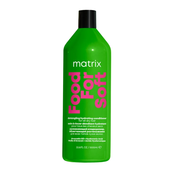 Après-Shampoing Démêlant Hydratant Food For Soft Matrix 1000ml 1 Après-Shampoing Démêlant Hydratant Food For Soft Matrix 1000ml