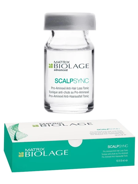 Cure Antichute ScalpSync Aminexil Biolage 10x6ml 1 Cure Antichute ScalpSync Aminexil Biolage 10x6ml